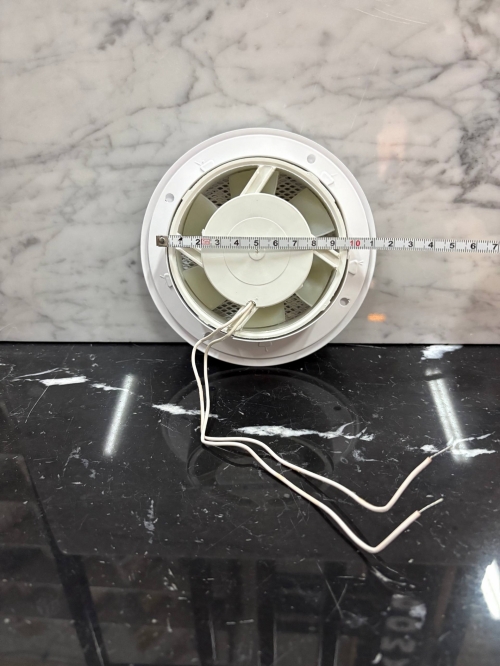 Диффузор на магнитах с вентилятором ТД100 белый цветочный орнамент 100 мм